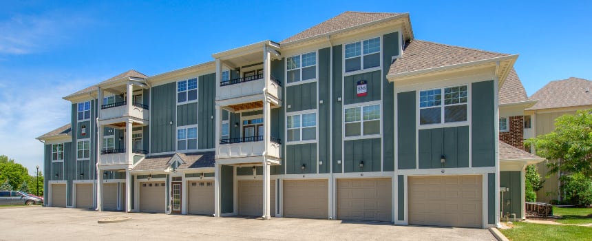 exterior of a Fishers apartment building